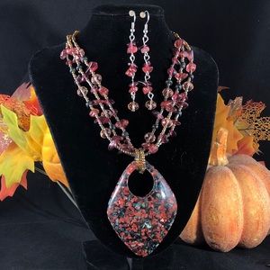 Jazzy Necklace & Earring Set